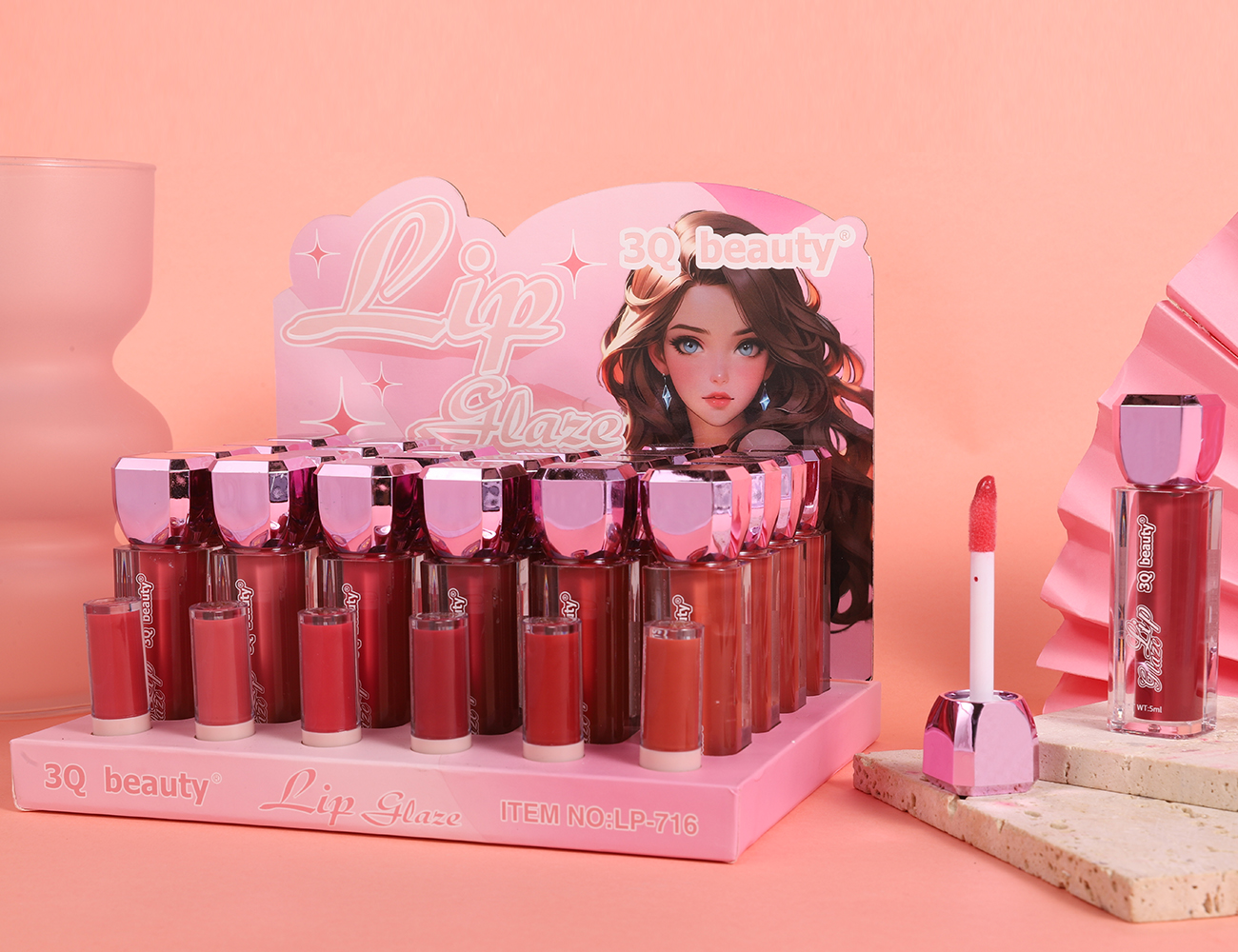 Shiny lip gloss(LP-716) - Image 4